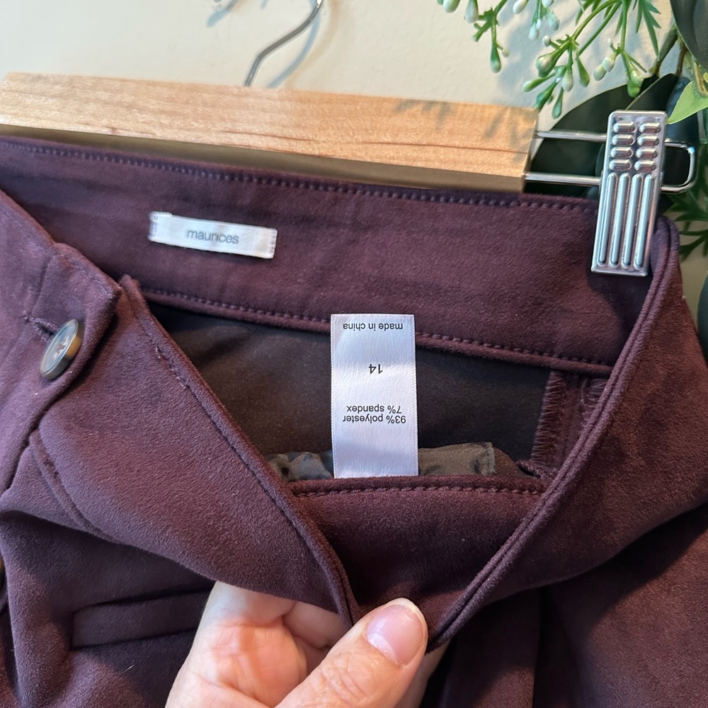 Maurices Rich Burgundy Skirt - Picture 5 of 7